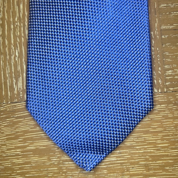 Salvatore Ferragamo Blue Silk Tie with Gift Box - Picture 3 of 10